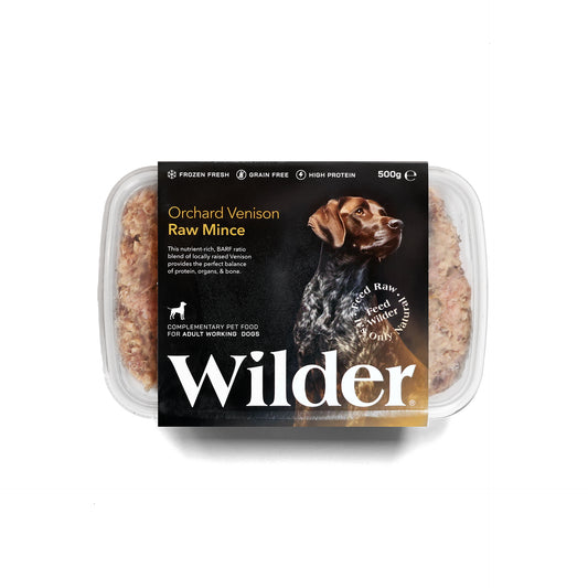Wilder Orchard Venison Raw Mince 500g
