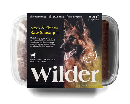 Wilder Steak and Kidney Sausages 360g