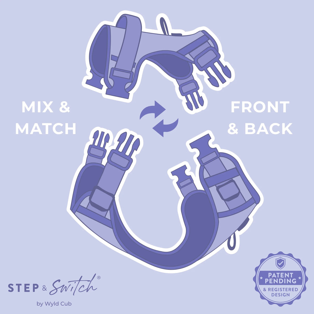 Cub Step Wyld Cub Step & Switch Harness Chestnut – Wildwood Pets