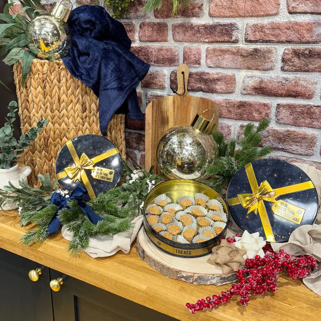 Herbal Dog Co Luxury Christmas Biscuit Tin