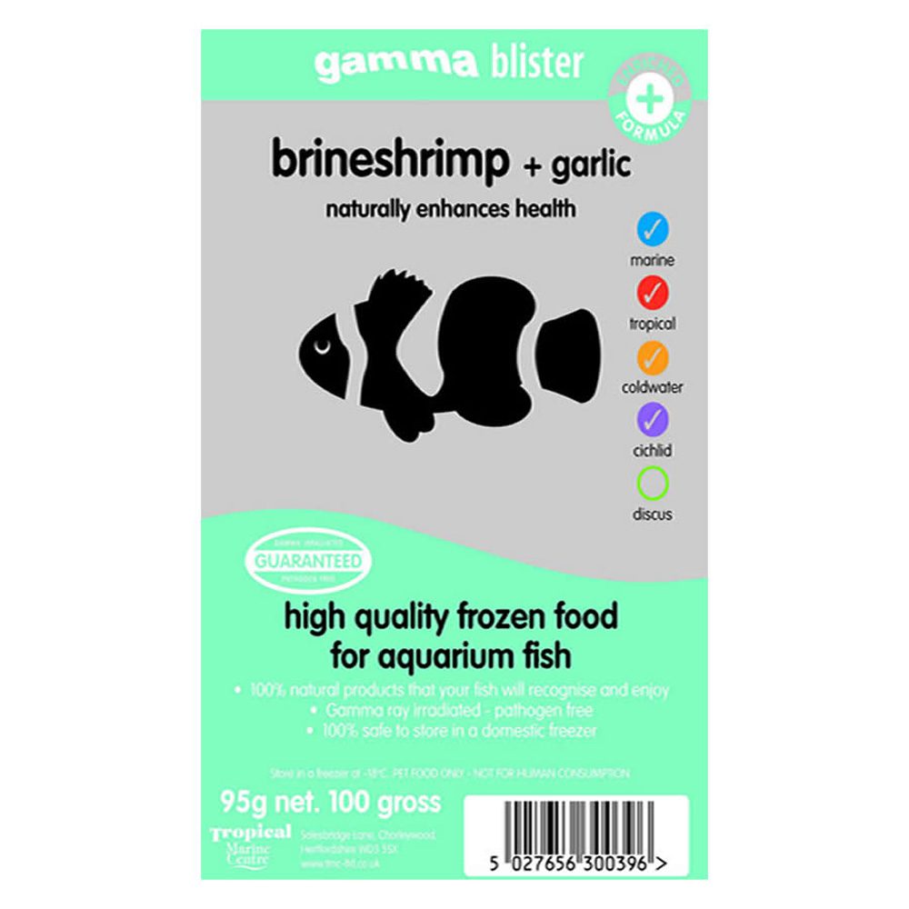 Gamma Blister Brineshrimp + Garlic 100g