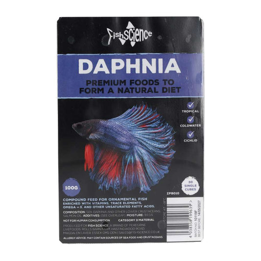 Fish Science Blister Pack Daphnia 100g