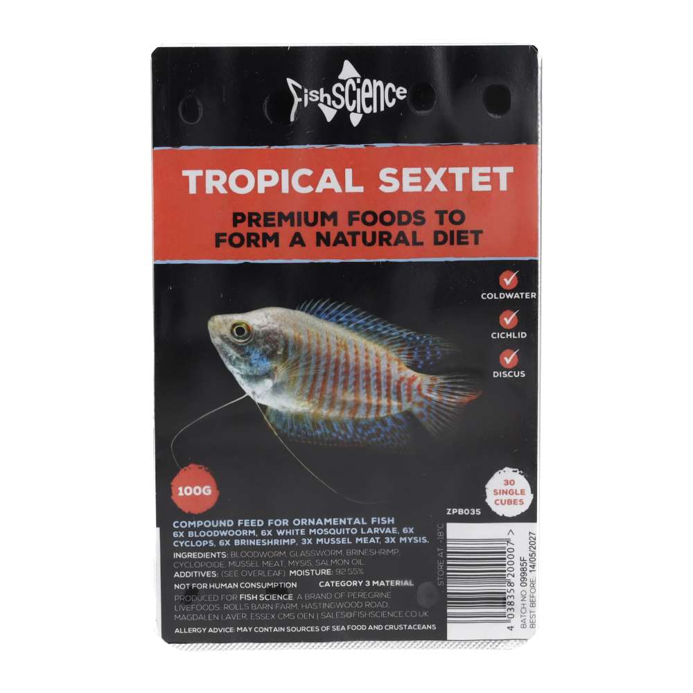 Fish Science Blister Pack Tropical Sextet 100g