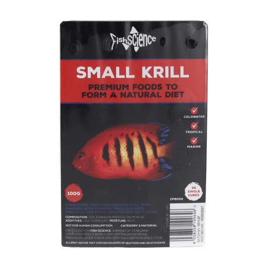 Fish Science Blister Pack Small Krill 100g