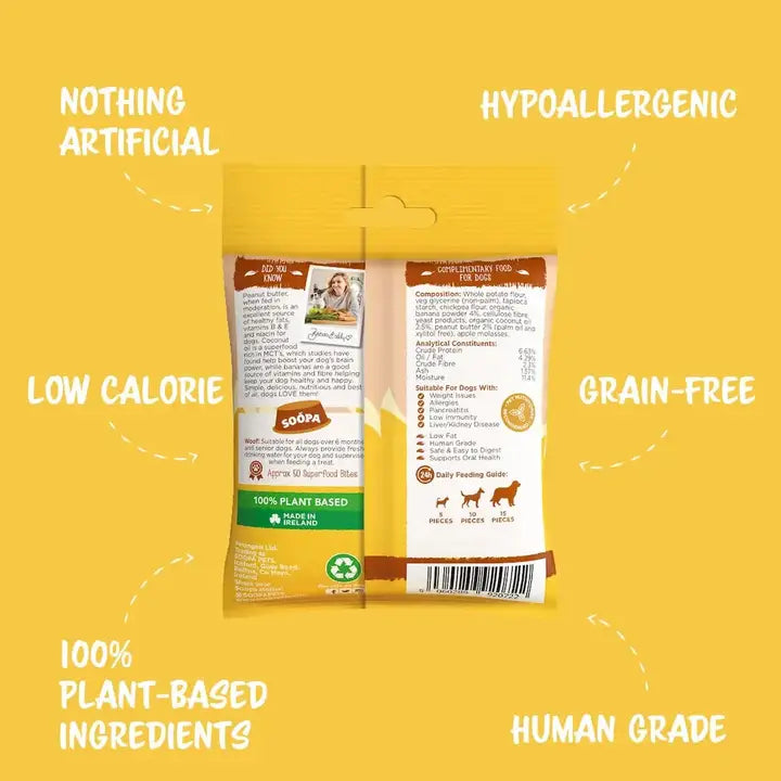 Soopa Banana & Peanut Butter Bites 50g