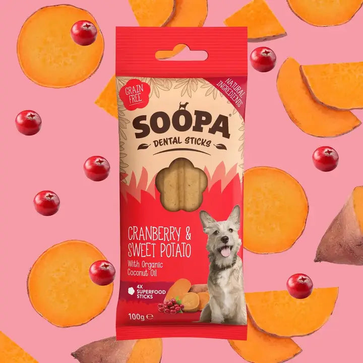 Soopa Cranberry and Sweet Potato Sticks 100g