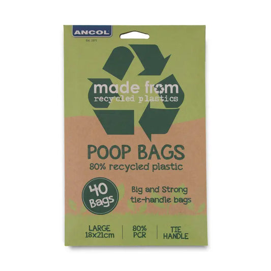 Ancol Flat Pack Poop Bags 40pk