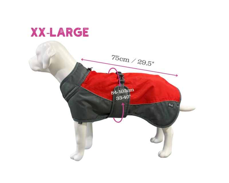 Henry Wag Waterproof Coat Red