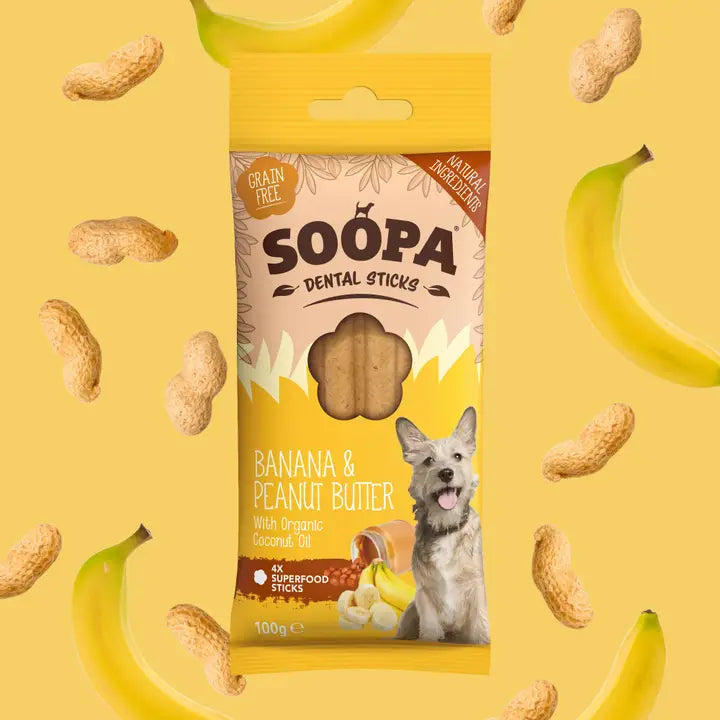 Soopa Banana & Peanut Butter Sticks 100g