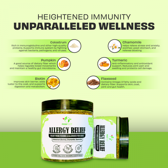 Pawfect Allergy Relief for Dogs Supplement 120g