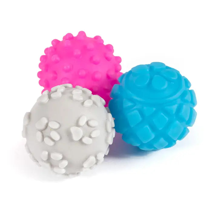 Small Bite Vinyl Balls Small 6pc