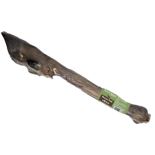 Pure & Natural Venison Foot with Hair