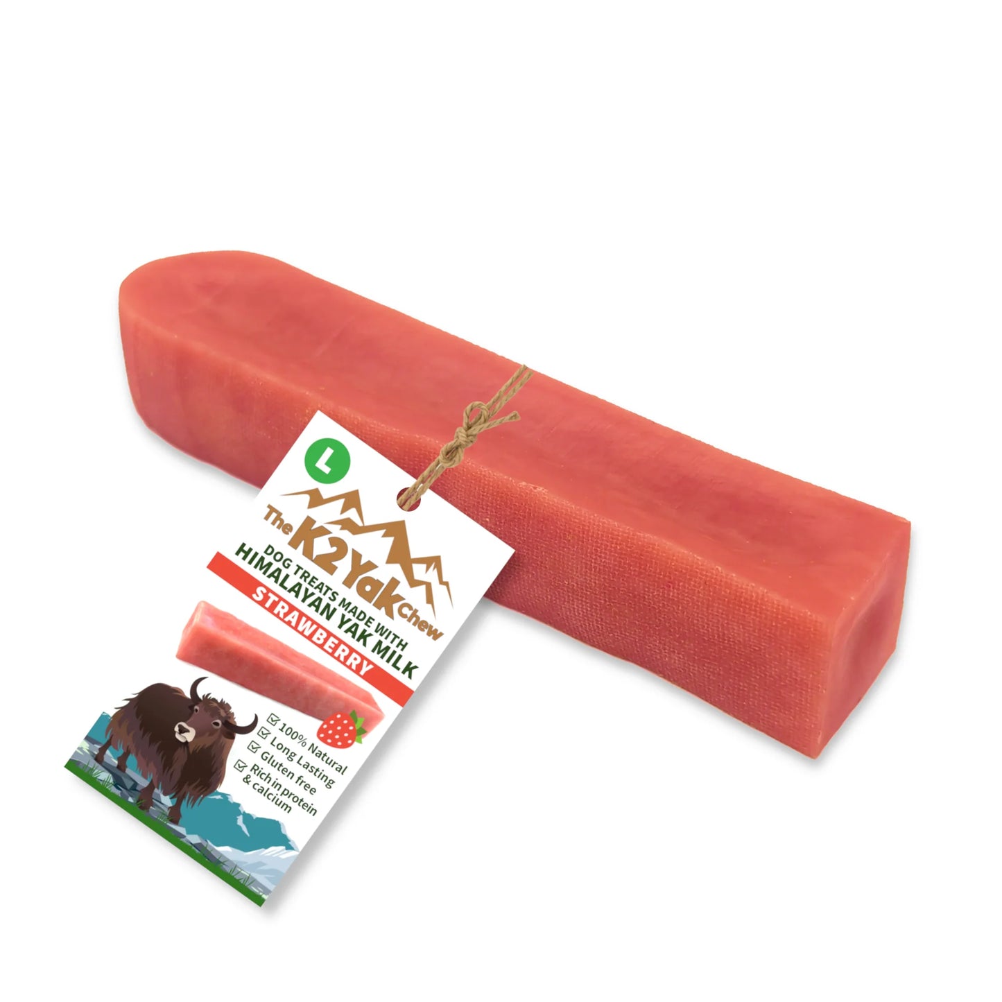 K2 Yak Chews Strawberry - Large