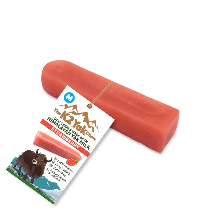 K2 Yak Chews Strawberry - Medium