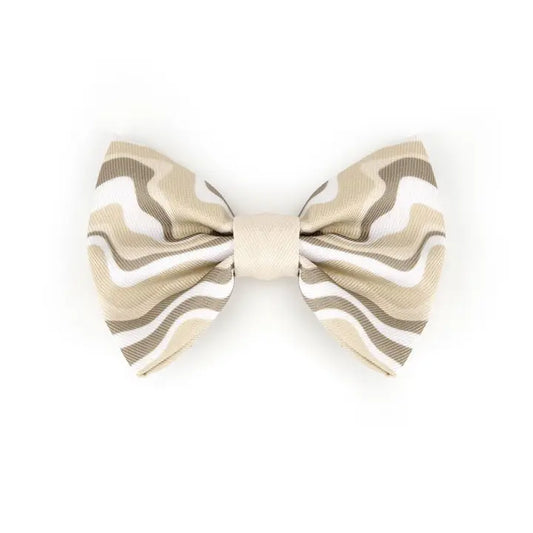 Little Ginger Bow Tie - Cafe Latte Swirl