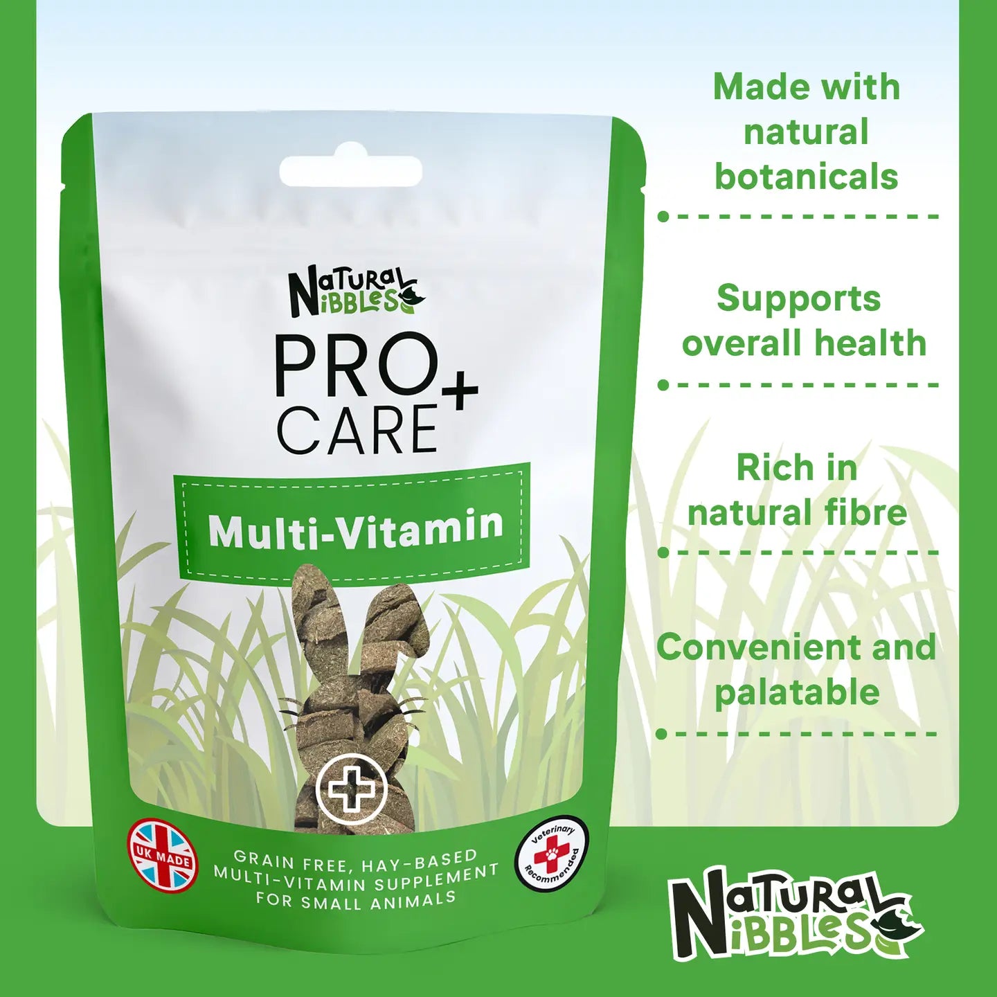 Natural Nibbles ProCare+ Multi-Vitamin 120g