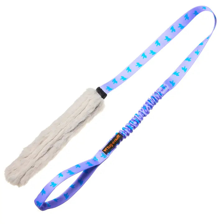 Tug Faux Fur Bungee Chaser Tug Toy - Lilac