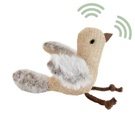 Ancol Catnip Cheeping Bird Cat Toy