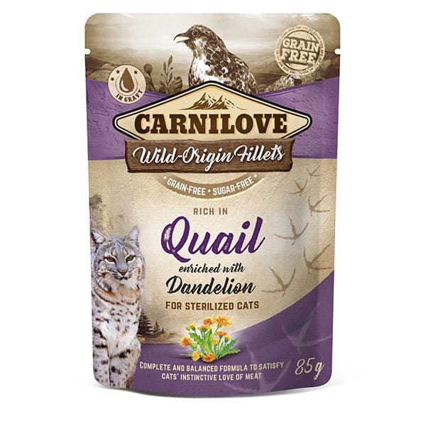 Carnilove Cat Quail with Dandelion 85g