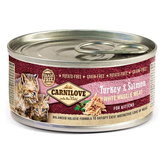 Carnilove Tin Turkey & Salmon Kitten 100g