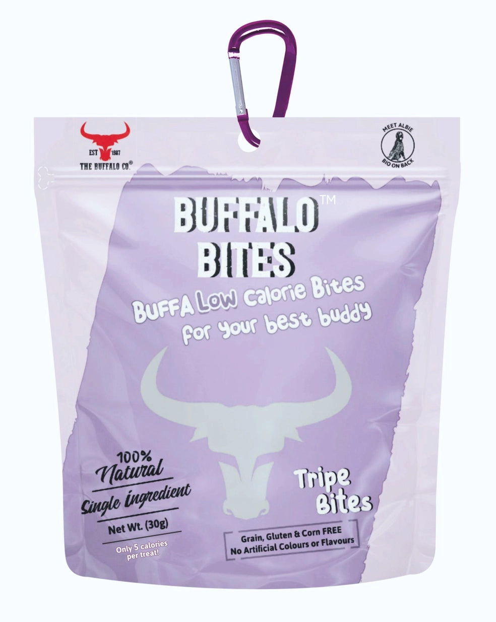 The Buffalo Co. Buffalo Bites - Tripe Bites 30g
