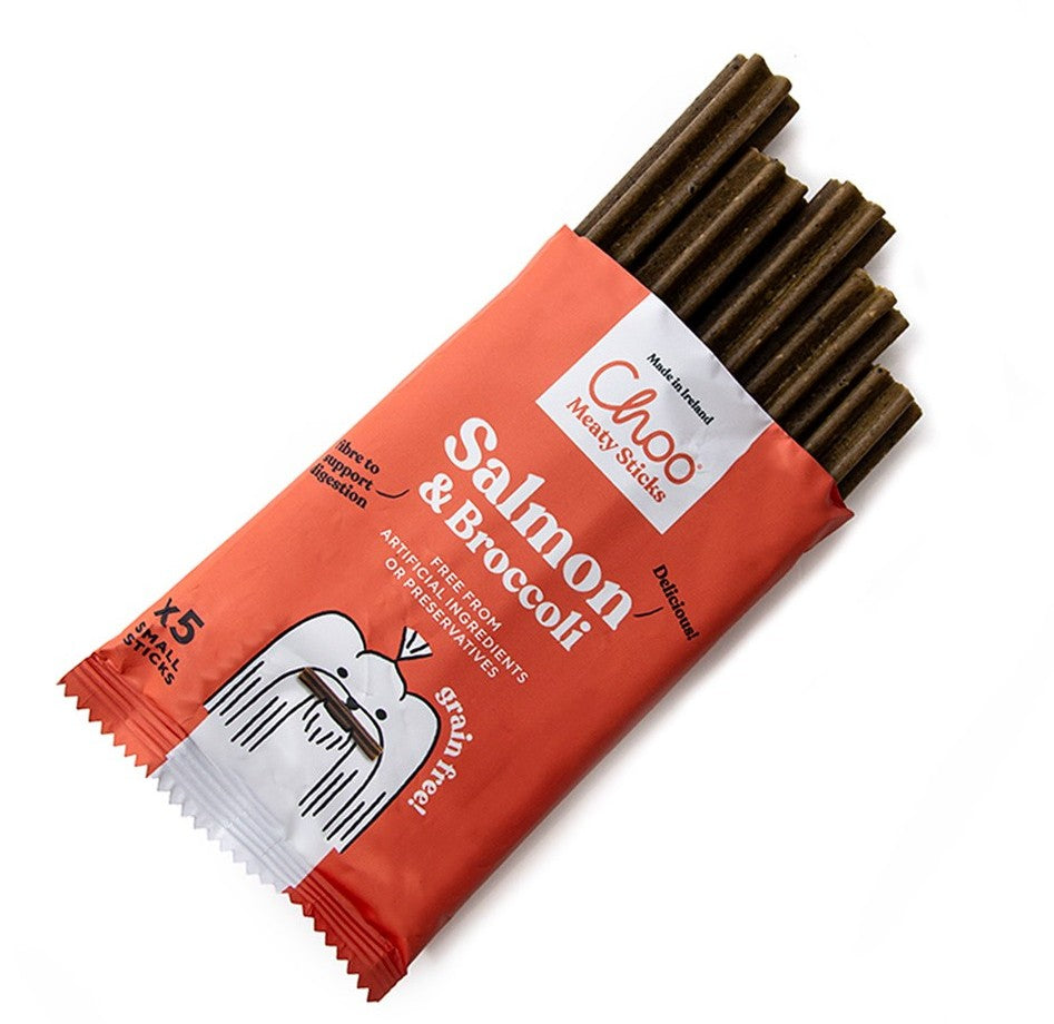 Choo Meaty Sticks Salmon & Broccoli