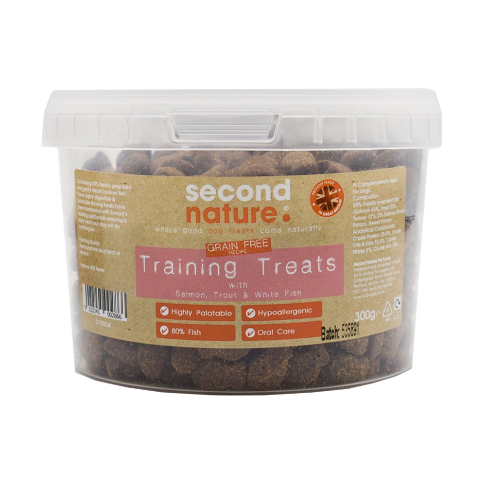Second Nature Grain Free Training Treats - 3 Fish