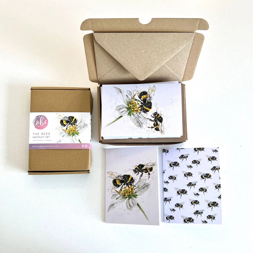 Lobi Bees Notelet Set