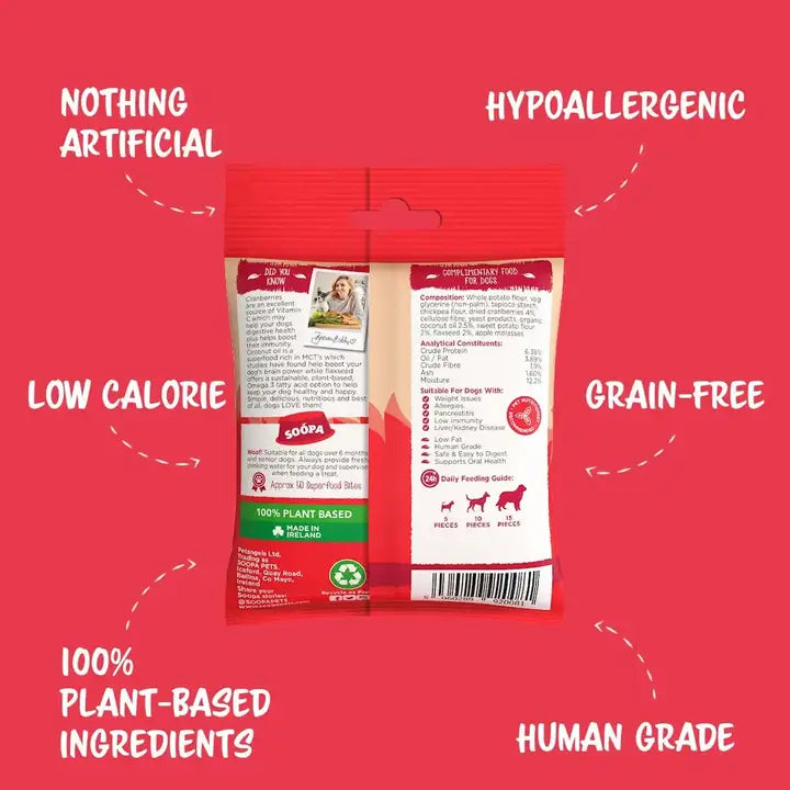 Soopa Cranberry and SP Healthy Bites 50g