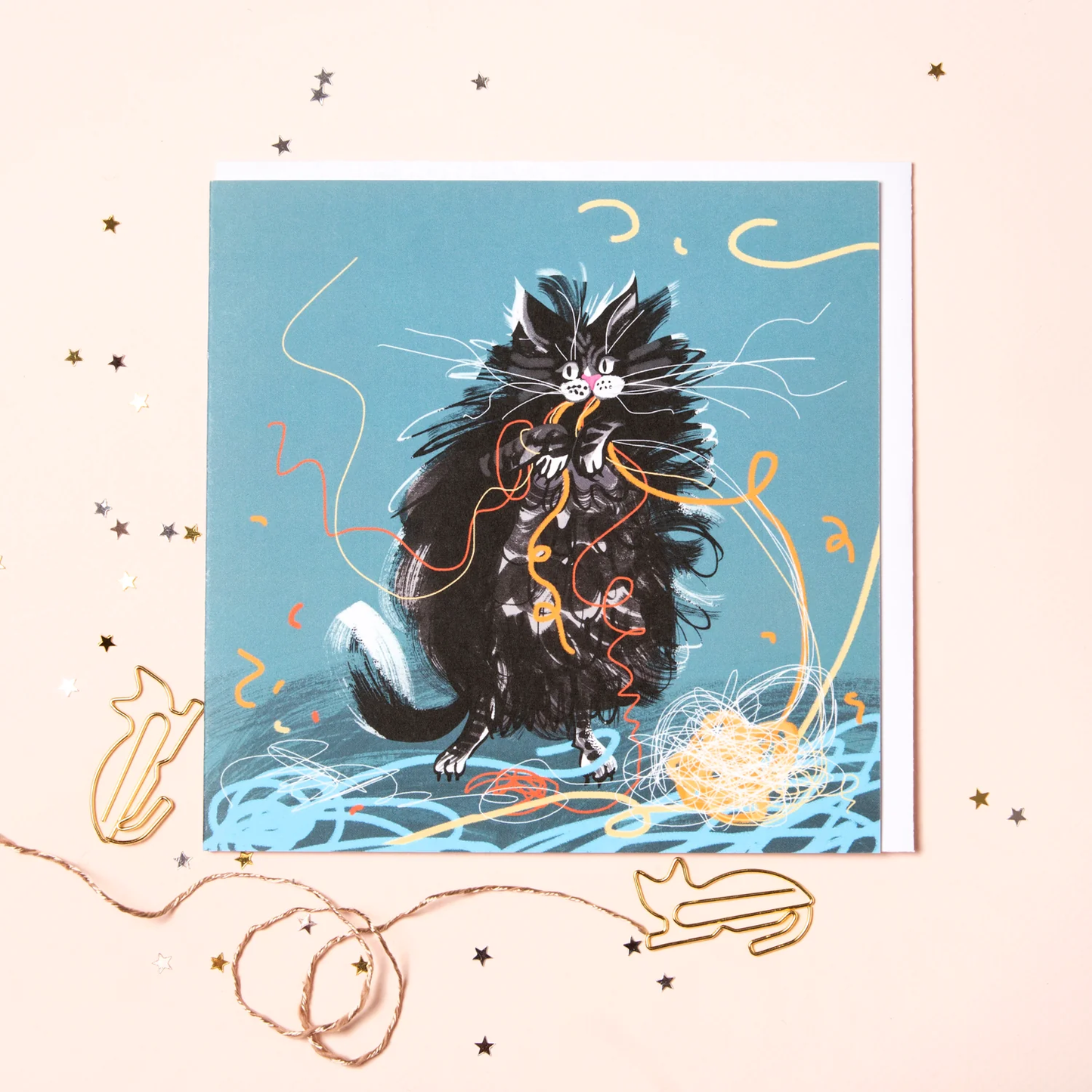 Lydia London - Cat Knit Card
