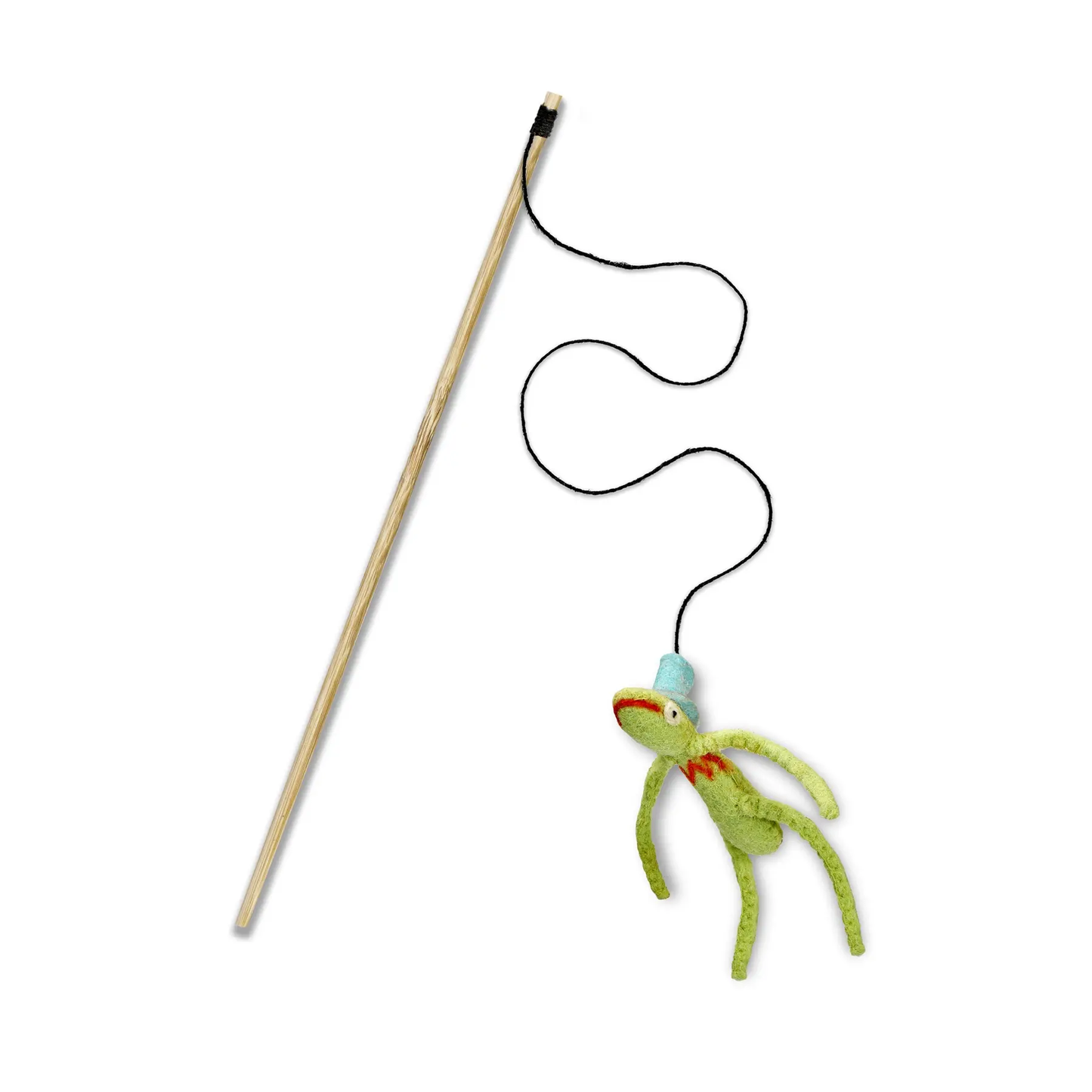 Green & Wild's Freddy Froglegs Catnip Teaser Cat Toy