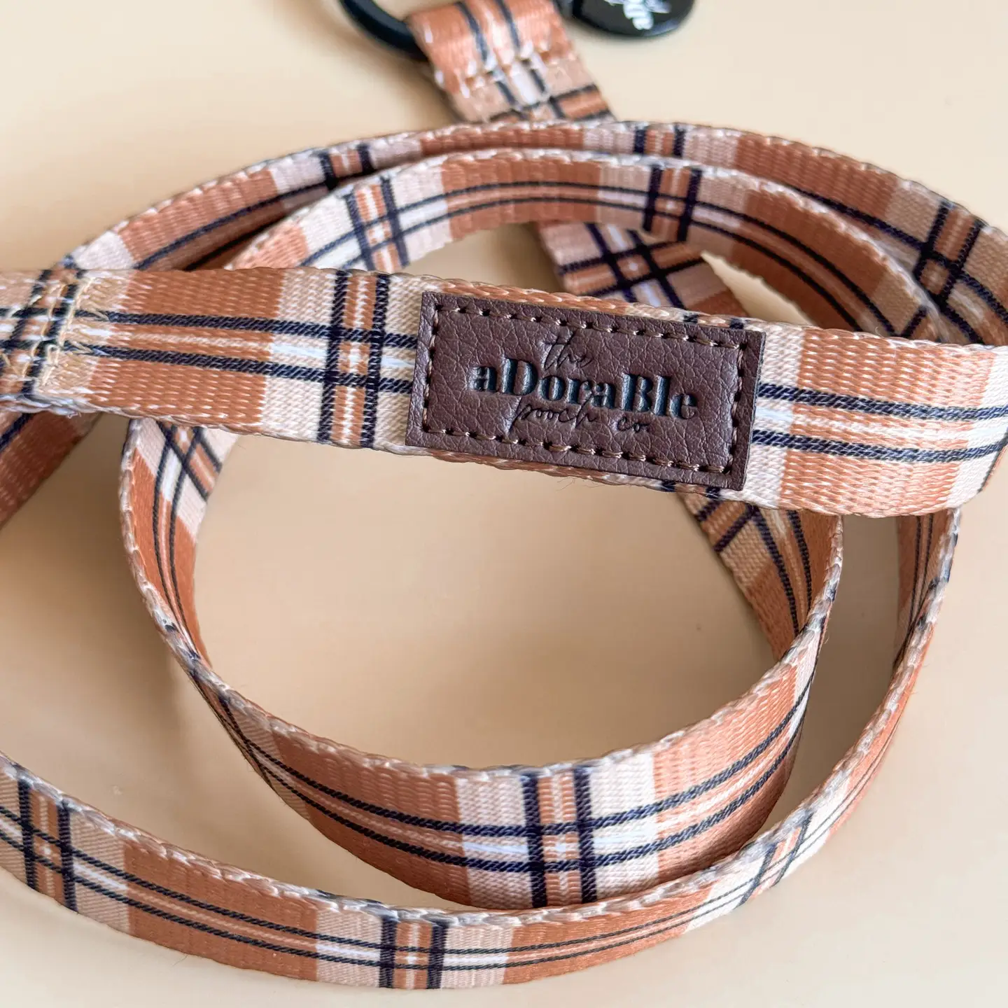 The aDoraBle Pooch Co. Heritage Lead - Butterscotch Biscuit