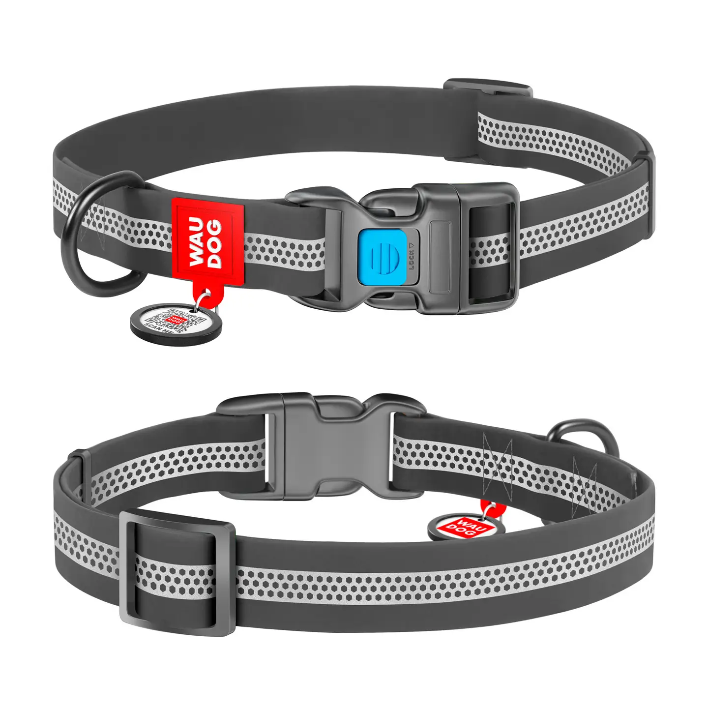 WAUDOG Collartex Collar Grey