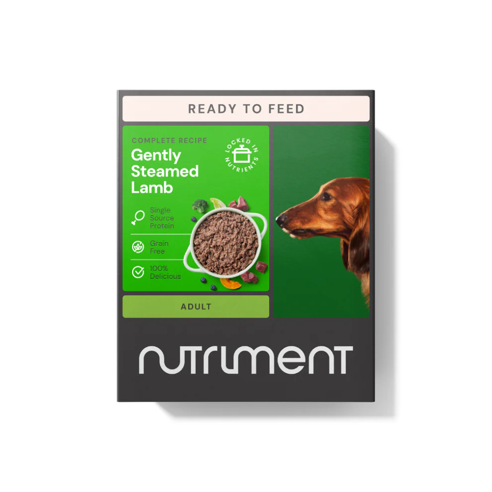 Nutriment Gently Steamed Lamb Adult Dog 395g