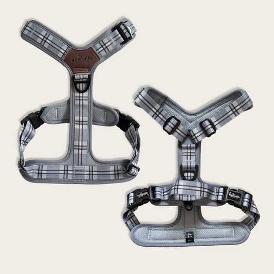 The aDoraBle Pooch Co. Streamline Harness Grey -