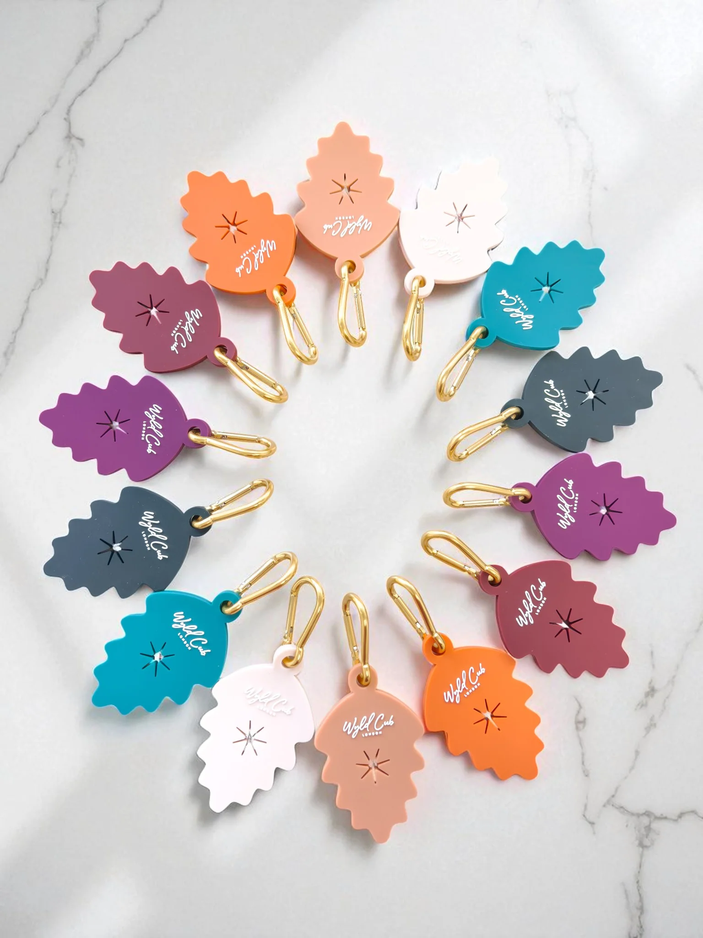 Wyld Cub Poop Bag Caddy Leaf - Ginger