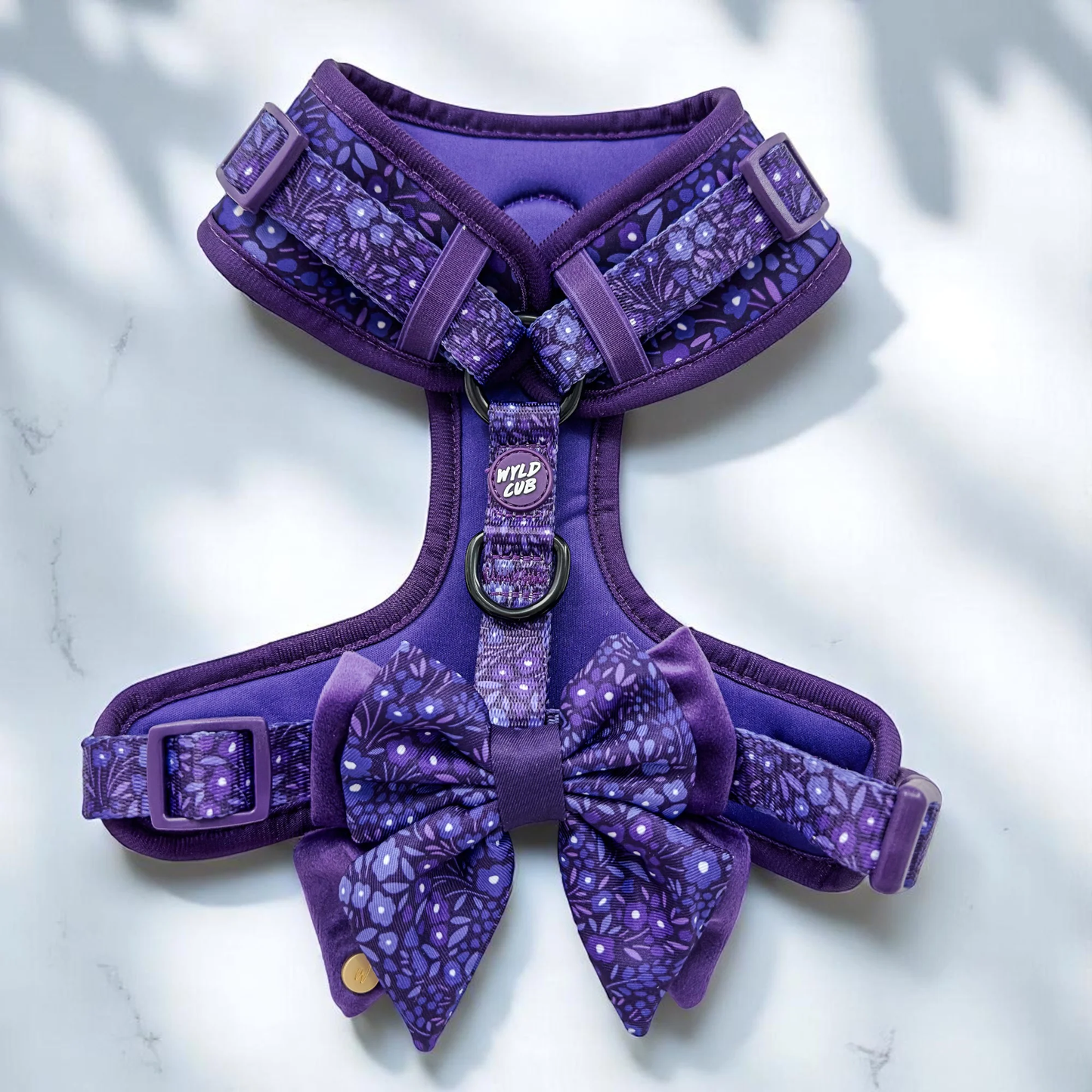 Wyld Cub Notting Hill Butterfly Bow - Blackberry