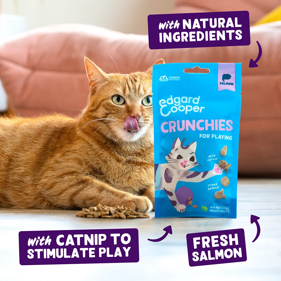 Edgard & Cooper Cat Crunchies Salmon 50g