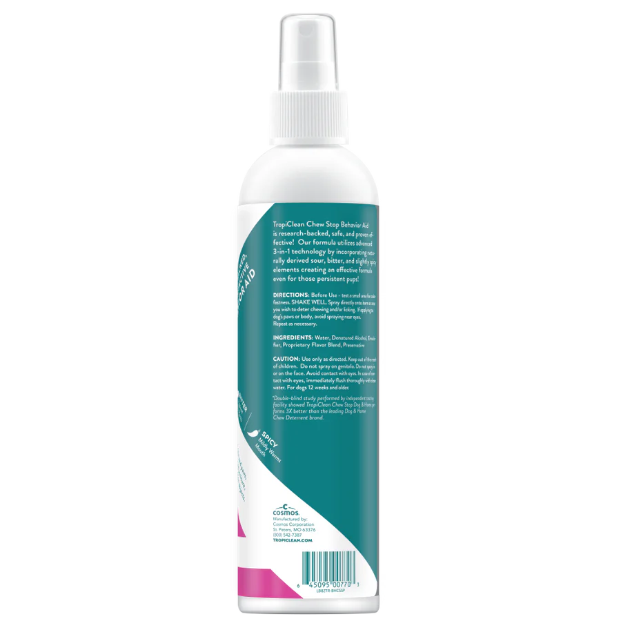 TropiClean Chew Stop - Dog & Home Formula 236ml