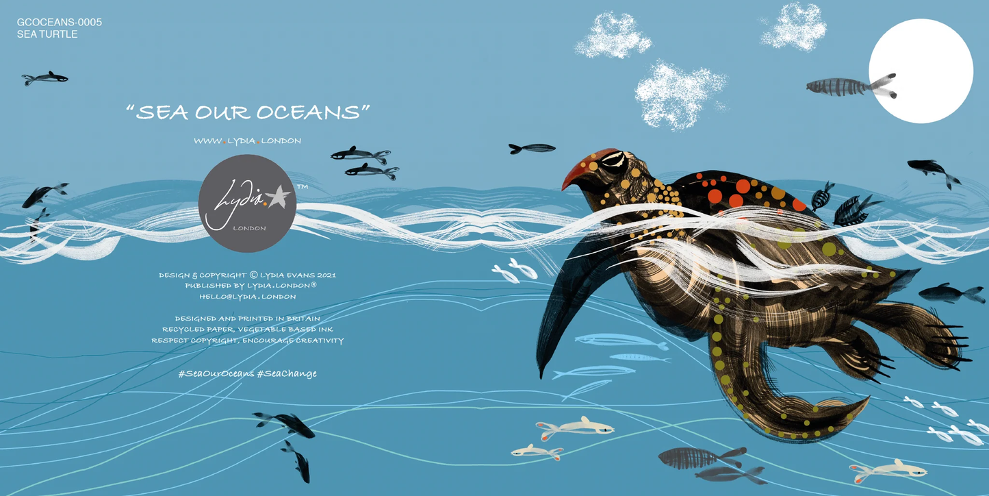 Lydia London -  Sea Turtle Card