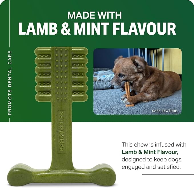 Bamboodles Dental Chew Toy Lamb & Mint -