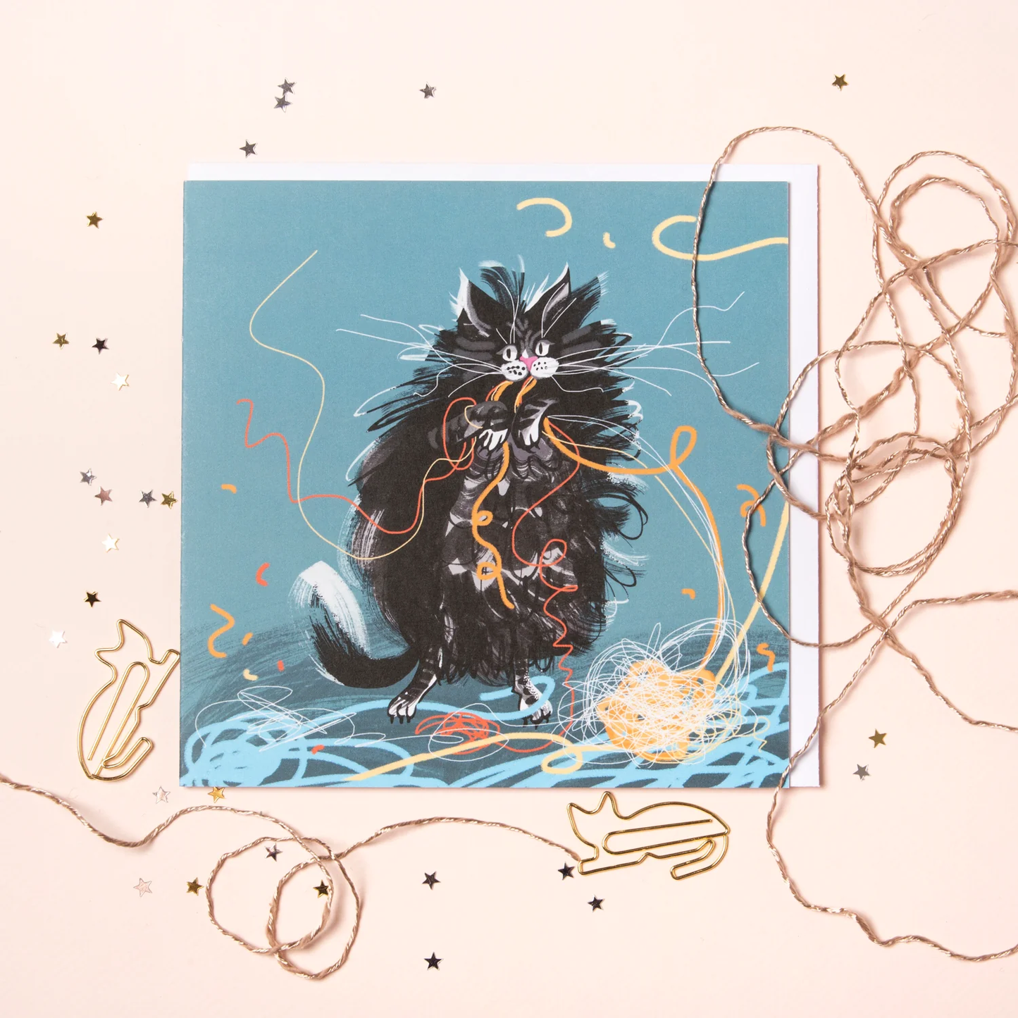 Lydia London - Cat Knit Card