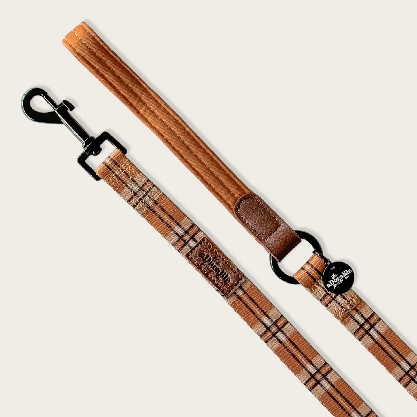 The aDoraBle Pooch Co. Heritage Lead - Butterscotch Biscuit