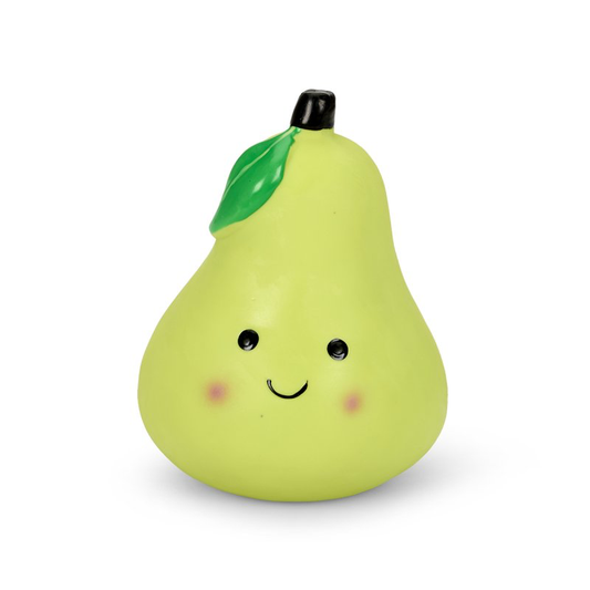 Foodie Faces Latex Pear Toy - Large