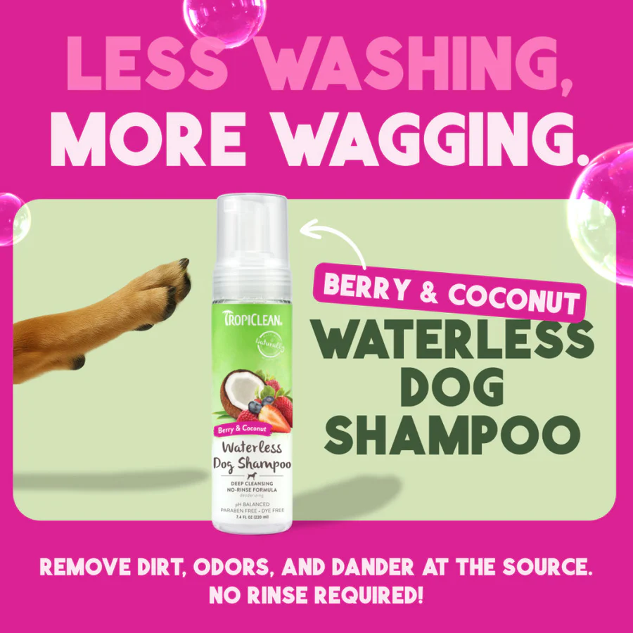 TropiClean Waterless Shampoo Berry
