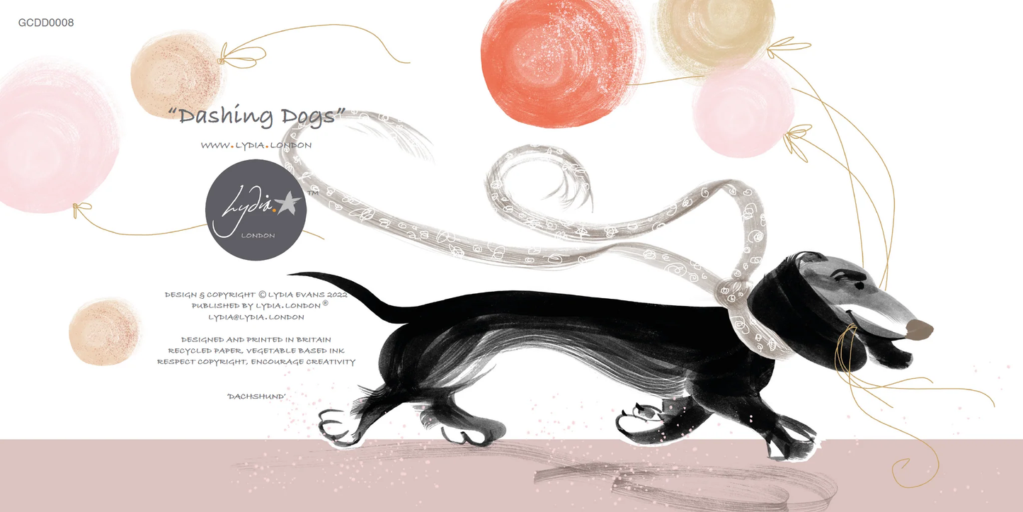 Lydia London -   Dachshund Dog Card