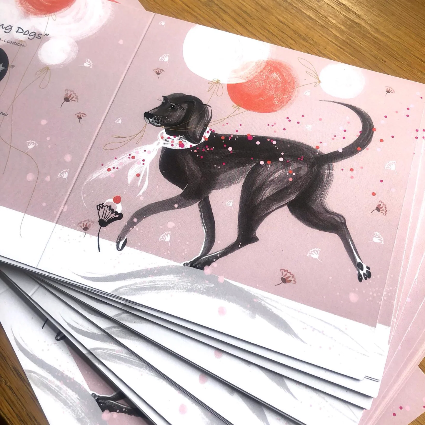 Lydia London -  Chocolate Labrador Card
