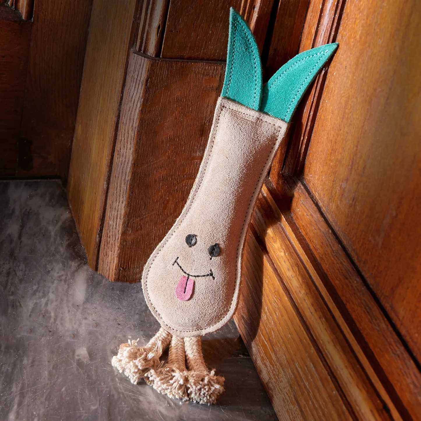 Green & Wild's Lenny The Leek Eco Toy