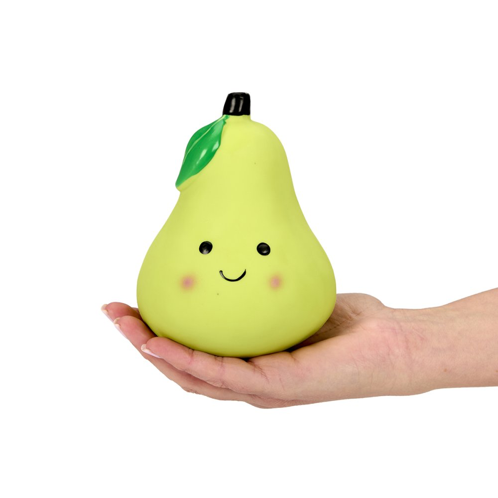Foodie Faces Latex Pear Toy - Large