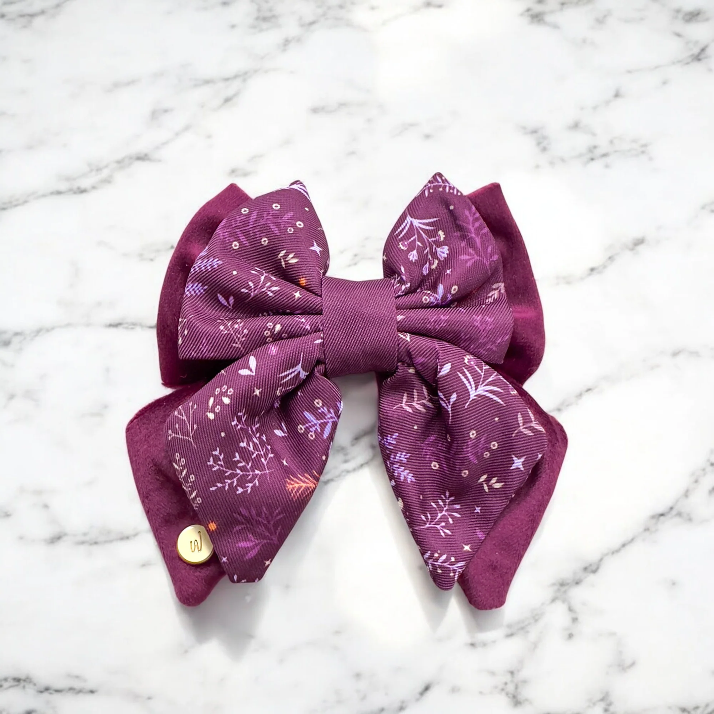 Wyld Cub Chiswick Butterfly Bow - Fig